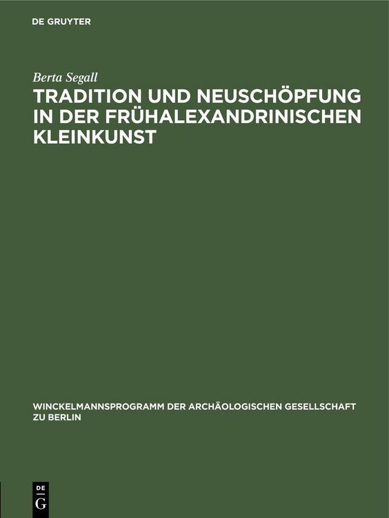 Produktbild: Tradition und Neusch&ouml;pfung in der fr&uuml;halexandrinischen Kleinkunst