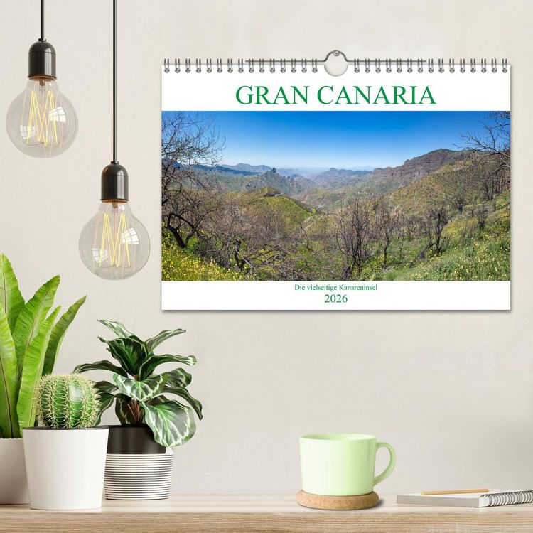 Produktbild: Gran Canaria - Die vielseitige Kanareninsel (Wandkalender 2026 DIN A4 quer), CALVENDO Monatskalender