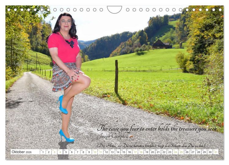 Produktbild: Miranda Cruz - Die Frau von nebenan (Wandkalender 2026 DIN A4 quer), CALVENDO Monatskalender