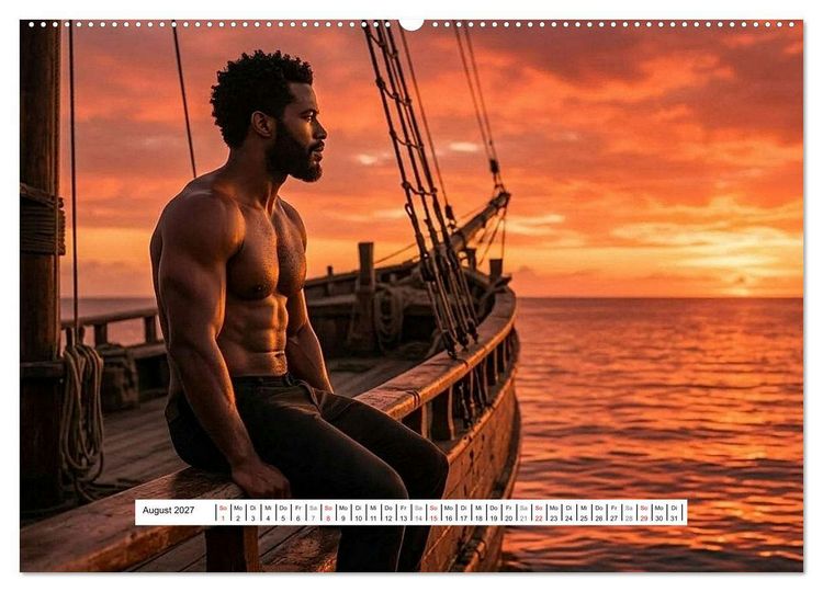 Produktbild: Echte Kerle &ndash; Aussteiger (hochwertiger Premium Wandkalender 2027 DIN A2 quer), Kunstdruck in Hochglanz