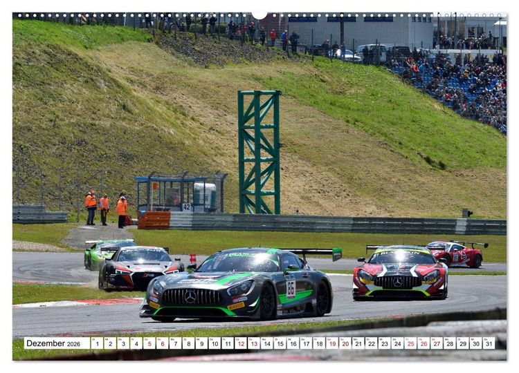 Produktbild: Faszination GT3 RACING (hochwertiger Premium Wandkalender 2026 DIN A2 quer), Kunstdruck in Hochglanz