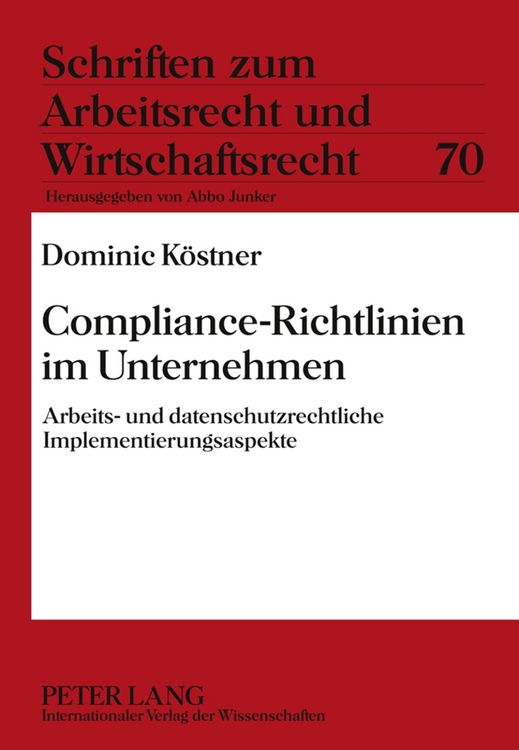 Produktbild: Compliance-Richtlinien im Unternehmen
