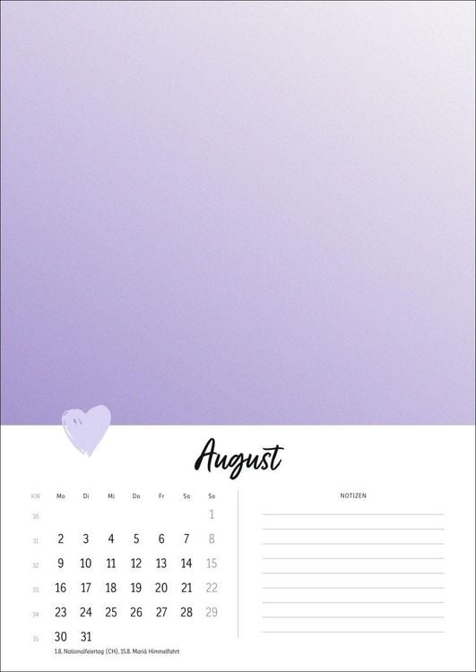 Produktbild: Kreativkalender Mit Liebe gemacht A4 2027