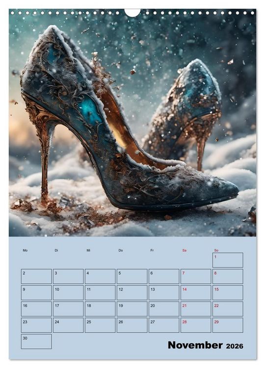 Produktbild: Verzaubert durch High Heels &ndash; Ein Kalender f&uuml;r Schuhliebhaber (Wandkalender 2026 DIN A3 hoch), CALVENDO Monatskalender
