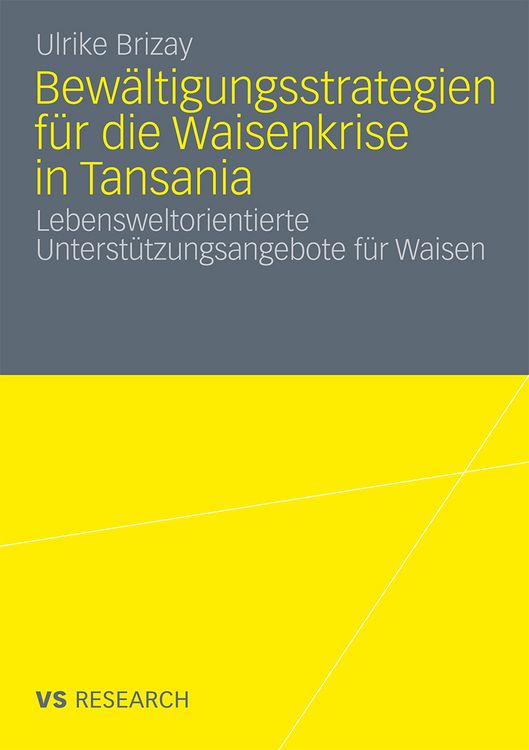 Produktbild: Bew&auml;ltigungsstrategien f&uuml;r die Waisenkrise in Tansania