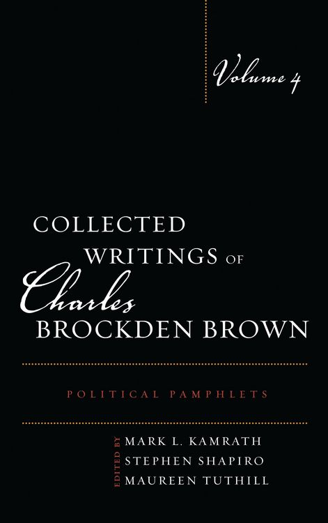 Produktbild: Collected Writings of Charles Brockden Brown