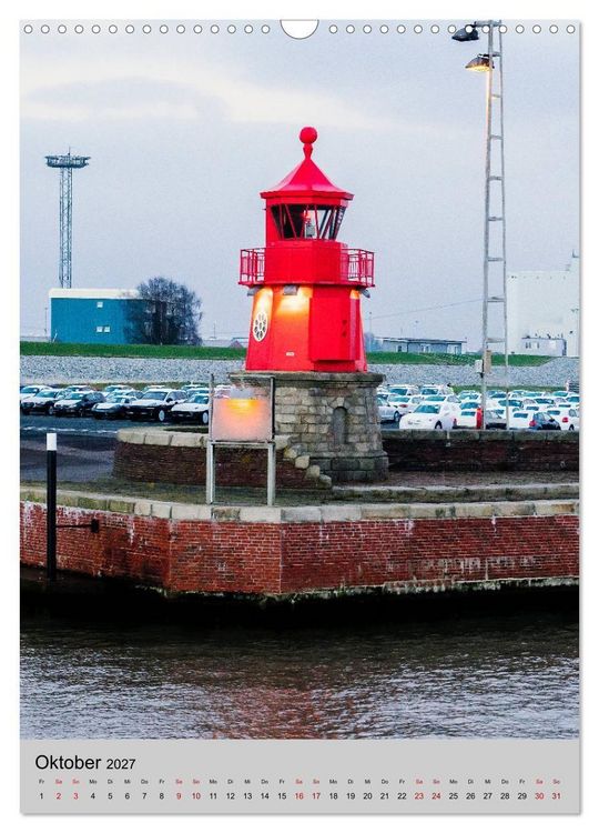 Produktbild: Leuchtt&uuml;rme an der Nordsee (Wandkalender 2027 DIN A3 hoch), CALVENDO Monatskalender