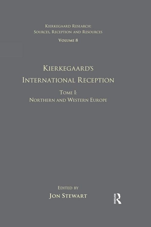 Produktbild: Volume 8, Tome I: Kierkegaard's International Reception - Northern and Western Europe