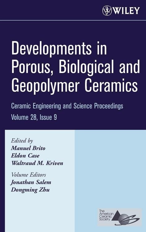 Produktbild: Developments in Porous, Biological and Geopolymer Ceramics