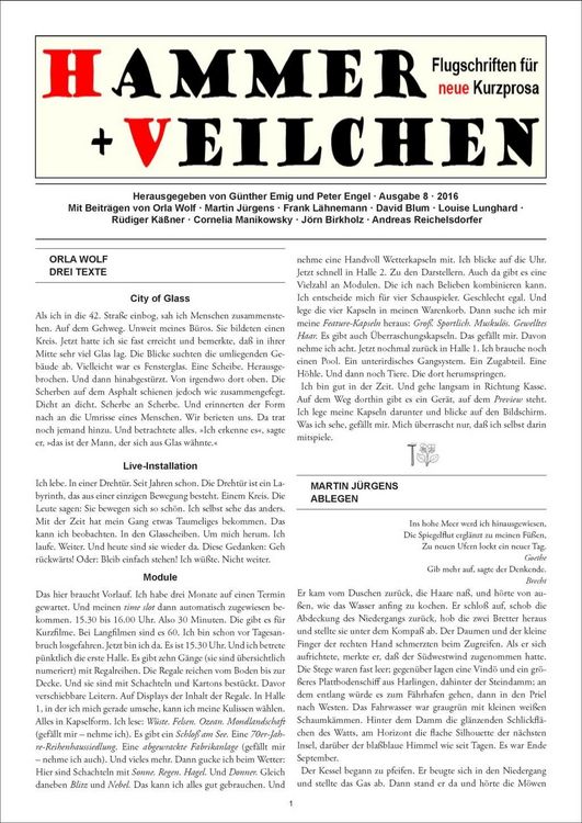Produktbild: Hammer + Veilchen Nr. 8