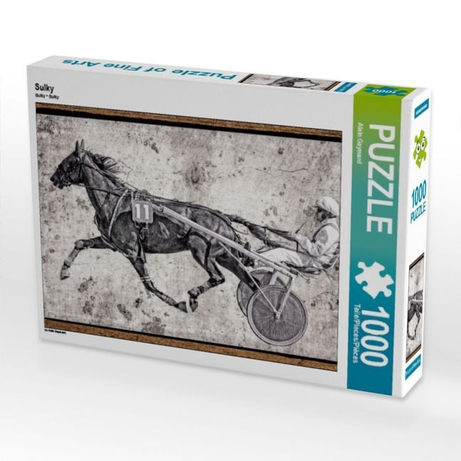 Produktbild: CALVENDO Puzzle Sulky | 1000 Teile Lege-Gr&ouml;&szlig;e 64x48cm Foto-Puzzle f&uuml;r gl&uuml;ckliche Stunden