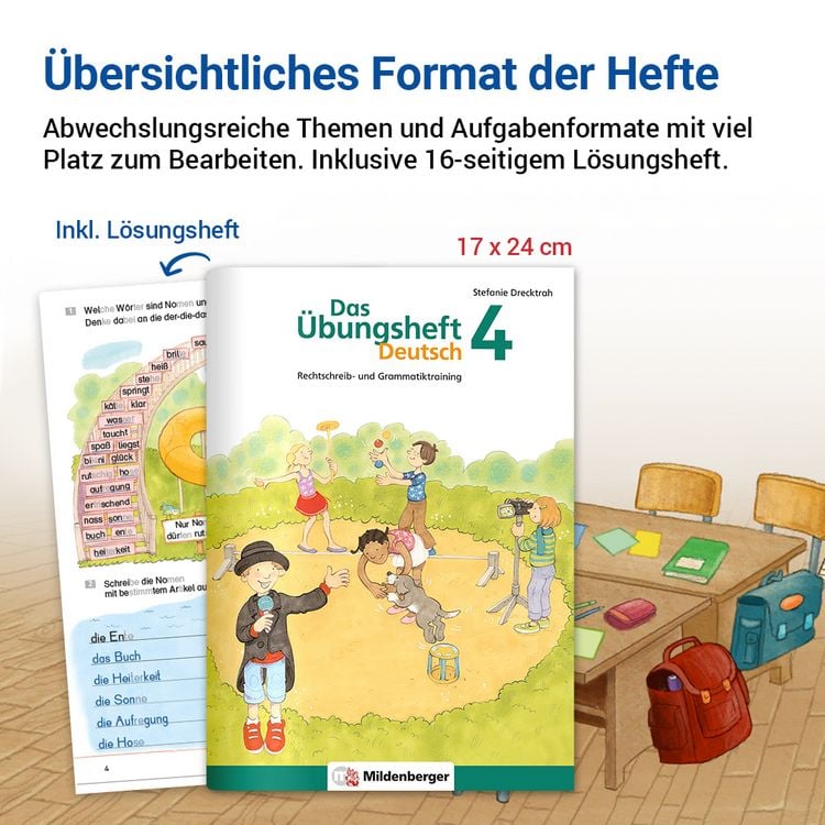 Produktbild: Das &Uuml;bungsheft Deutsch 4