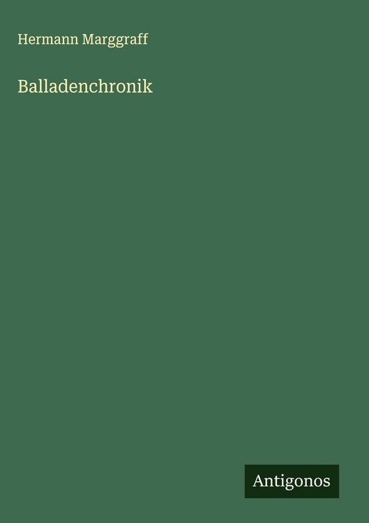 Produktbild: Balladenchronik
