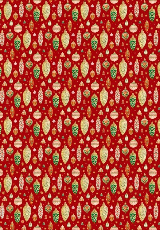 Healvian 56 Blatt Weihnachts Geschenkpapier - Glitzer Seidenpapier 70x50cm