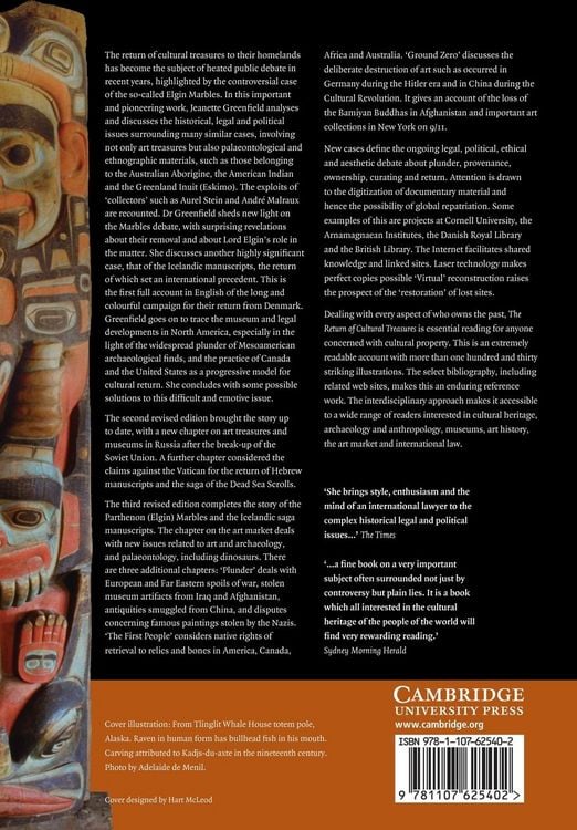 Produktbild: The Return of Cultural Treasures