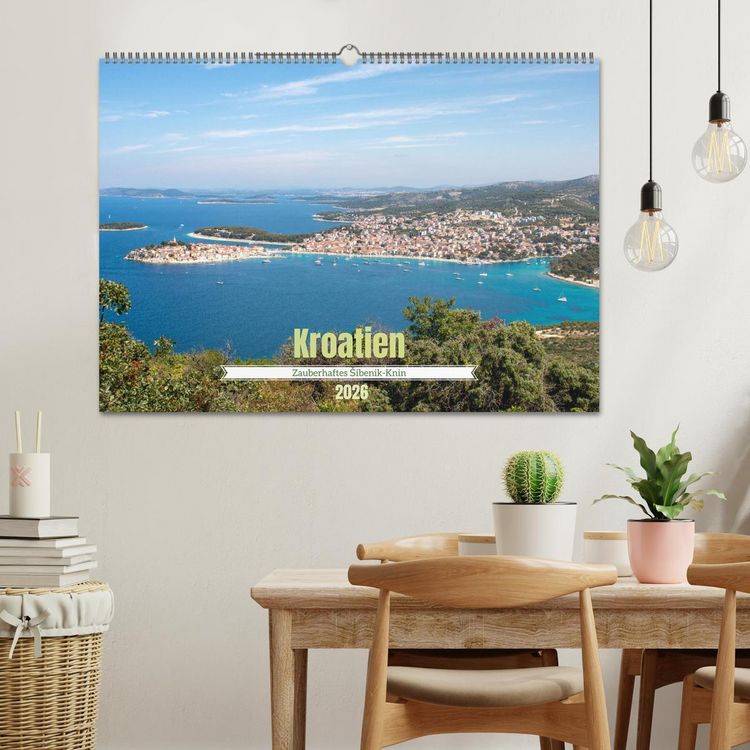 Produktbild: Kroatien - Zauberhaftes &Scaron;ibenik-Knin (Wandkalender 2026 DIN A2 quer), CALVENDO Monatskalender