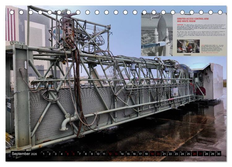 Produktbild: Kennedy Space Center (Tischkalender 2026 DIN A5 quer), CALVENDO Monatskalender
