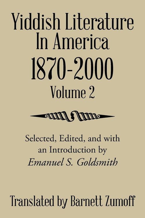 Produktbild: Yiddish Literature In America 1870-2000