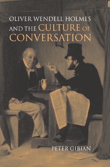 Produktbild: Oliver Wendell Holmes and the Culture of Conversation