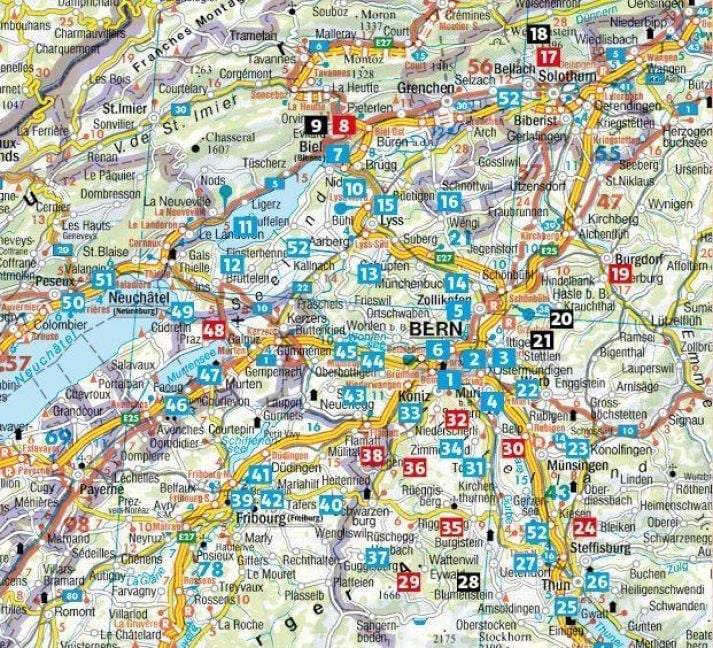 Produktbild: ROTHER Wanderf&uuml;hrer Rund um Bern