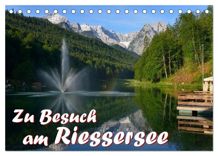 Produktbild: Zu Besuch am Riessersee (Tischkalender 2026 DIN A5 quer), CALVENDO Monatskalender