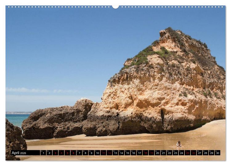 Produktbild: Portugal Buntes Hinterland und farbige K&uuml;sten (hochwertiger Premium Wandkalender 2026 DIN A2 quer), Kunstdruck in Hochglanz