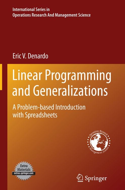 Produktbild: Linear Programming and Generalizations