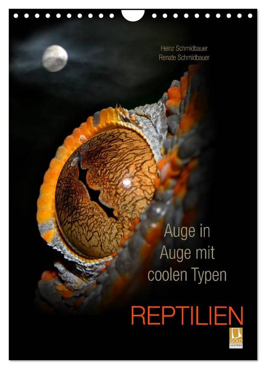 Produktbild: Auge in Auge mit coolen Typen - REPTILIEN (Wandkalender 2026 DIN A4 hoch), CALVENDO Monatskalender