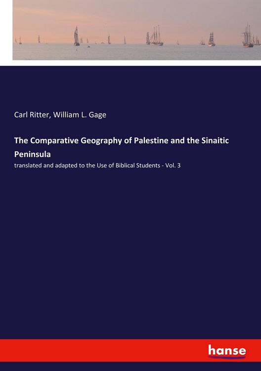Produktbild: The Comparative Geography of Palestine and the Sinaitic Peninsula