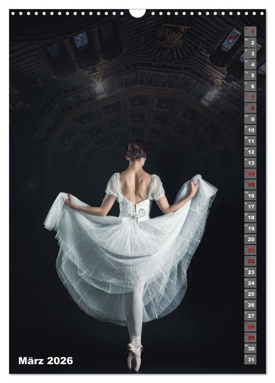 Produktbild: Sinneseindruck Ballett (Wandkalender 2026 DIN A3 hoch), CALVENDO Monatskalender