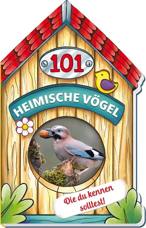 Produktbild: Tr&ouml;tsch Buch in Hausform 101 Heimische V&ouml;gel von A bis Z, die du kennen solltest