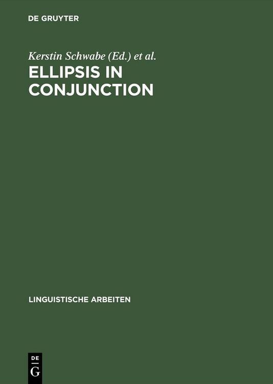 Produktbild: Ellipsis in Conjunction