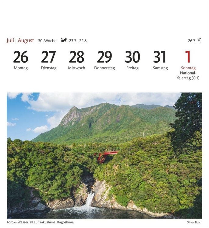 Produktbild: Japan Sehnsuchtskalender 2027 - Wochenkalender mit 53 Postkarten
