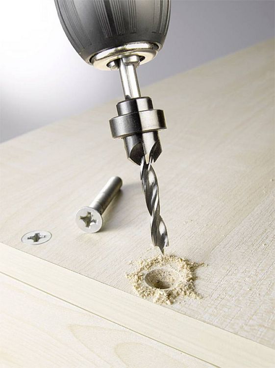 Produktbild: Kwb 513106 Holz-Spiralbohrer-Set 3teilig 6mm 1St.