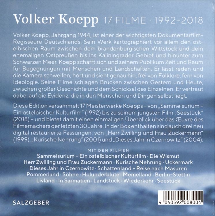 Produktbild: VOLKER KOEPP - 17 FILME 1992-2018 [17 DVDs]