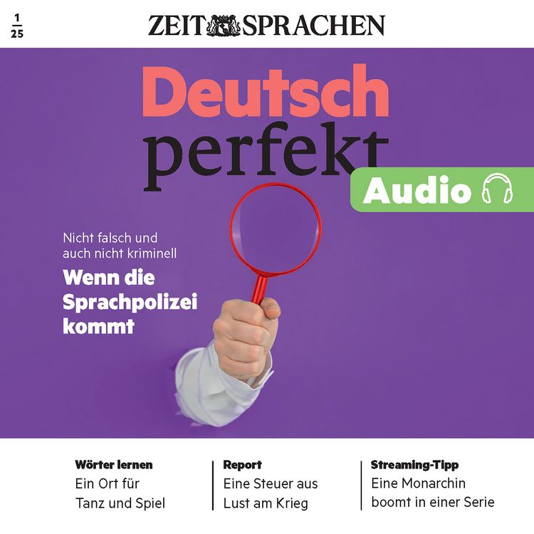 Produktbild: Deutsch lernen Audio &ndash; Wenn die Sprachpolizei kommt