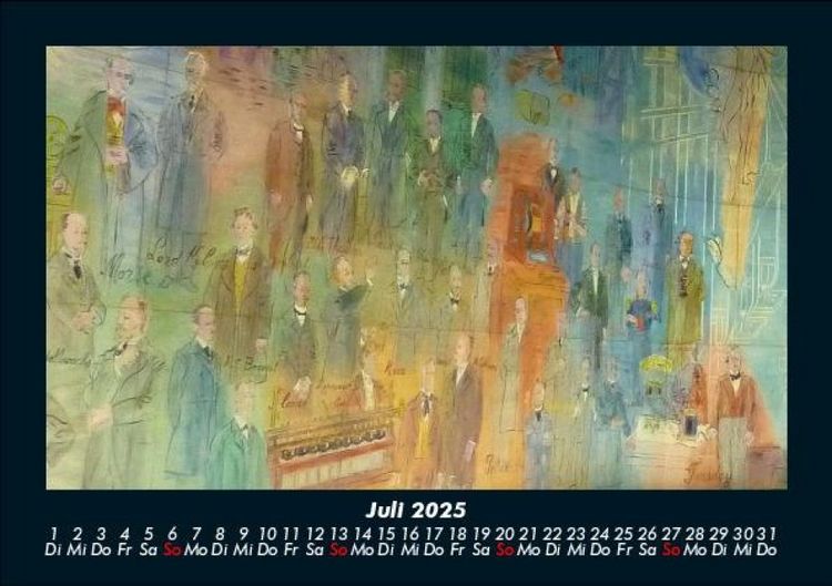 Produktbild: Kunstkalender 2025 Fotokalender DIN A5