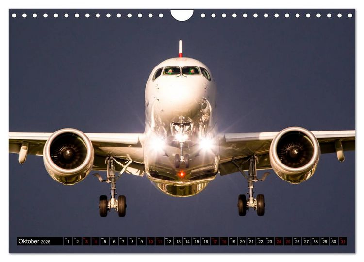 Produktbild: Faszination Fliegerei (Wandkalender 2026 DIN A4 quer), CALVENDO Monatskalender