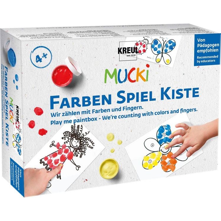 Produktbild: KREUL Fingerfarben MUCKi Farben Spiel Kiste