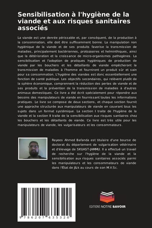 Produktbild: Sensibilisation &agrave; l'hygi&egrave;ne de la viande et aux risques sanitaires associ&eacute;s