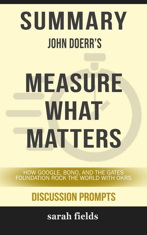 Produktbild: Summary: John Doerr's Measure What Matters