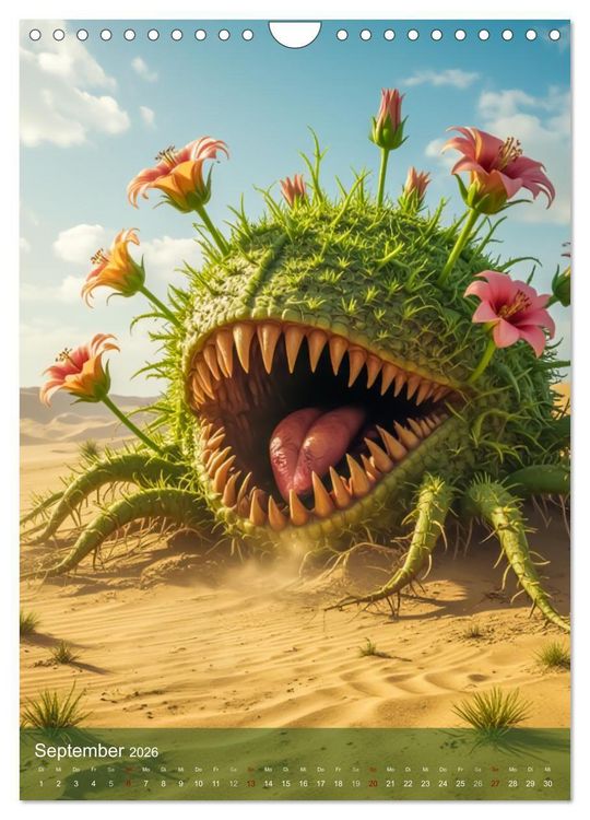 Produktbild: Flora sapiens - Der Aufstieg der Pflanzen (Wandkalender 2026 DIN A4 hoch), CALVENDO Monatskalender