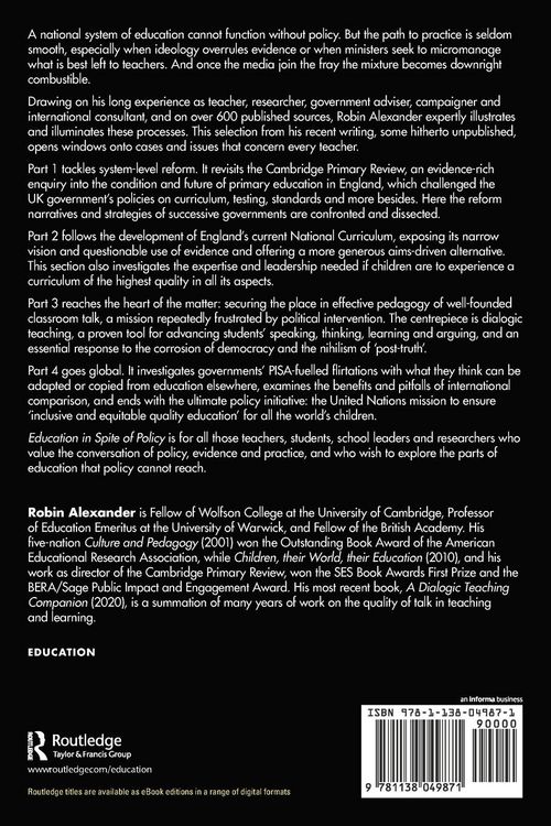 Produktbild: Education in Spite of Policy