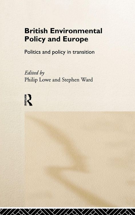 Produktbild: British Environmental Policy and Europe