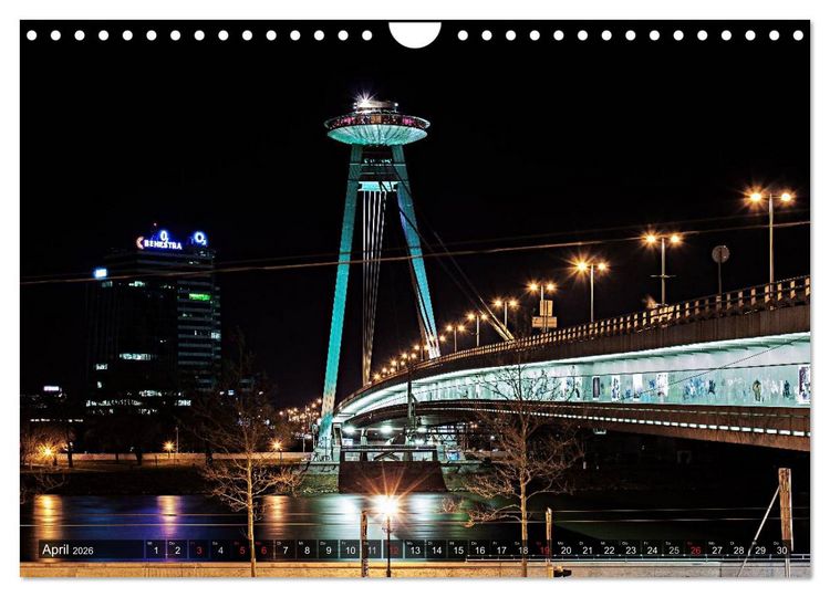 Produktbild: Donaumetropole Bratislava (Wandkalender 2026 DIN A4 quer), CALVENDO Monatskalender