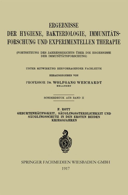 Produktbild: Geburtenh&auml;ufigkeit, S&auml;uglingssterblichkeit und S&auml;uglingsschutz in den Ersten Beiden Kriegsjahren