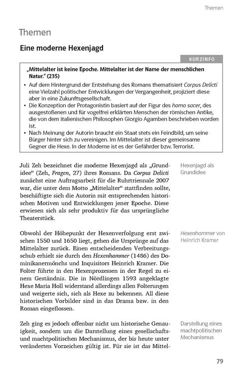Lektürehilfen Juli Zeh, Corpus Delicti. Ein Prozess - Nach Verlagen