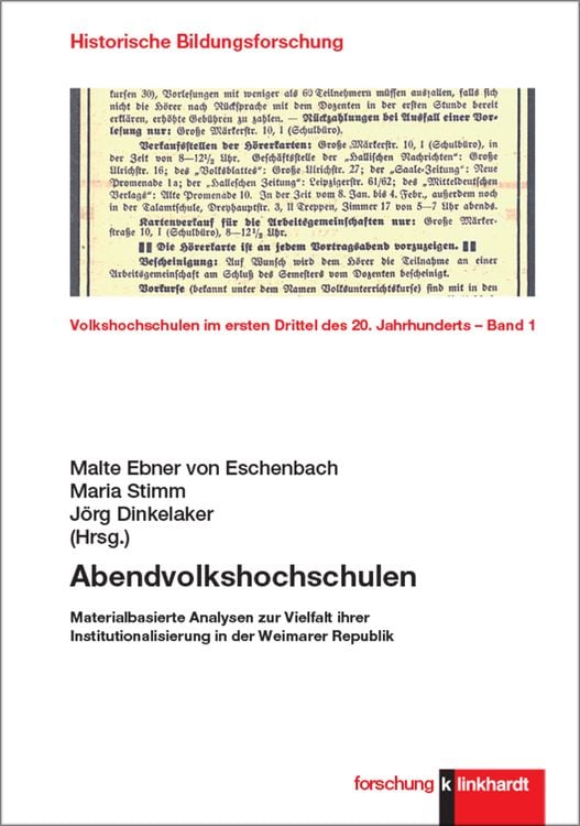 Produktbild: Abendvolkshochschulen