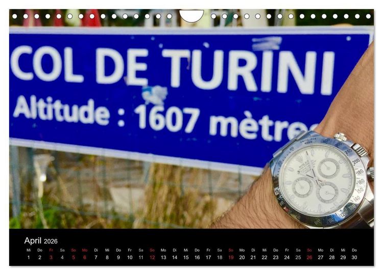 Produktbild: Armbanduhren reisen um die Welt (Wandkalender 2026 DIN A4 quer), CALVENDO Monatskalender