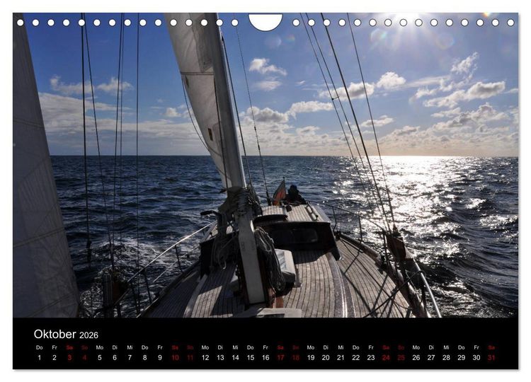 Produktbild: Marina Guide's Segelimpressionen 2026 (Wandkalender 2026 DIN A4 quer), CALVENDO Monatskalender